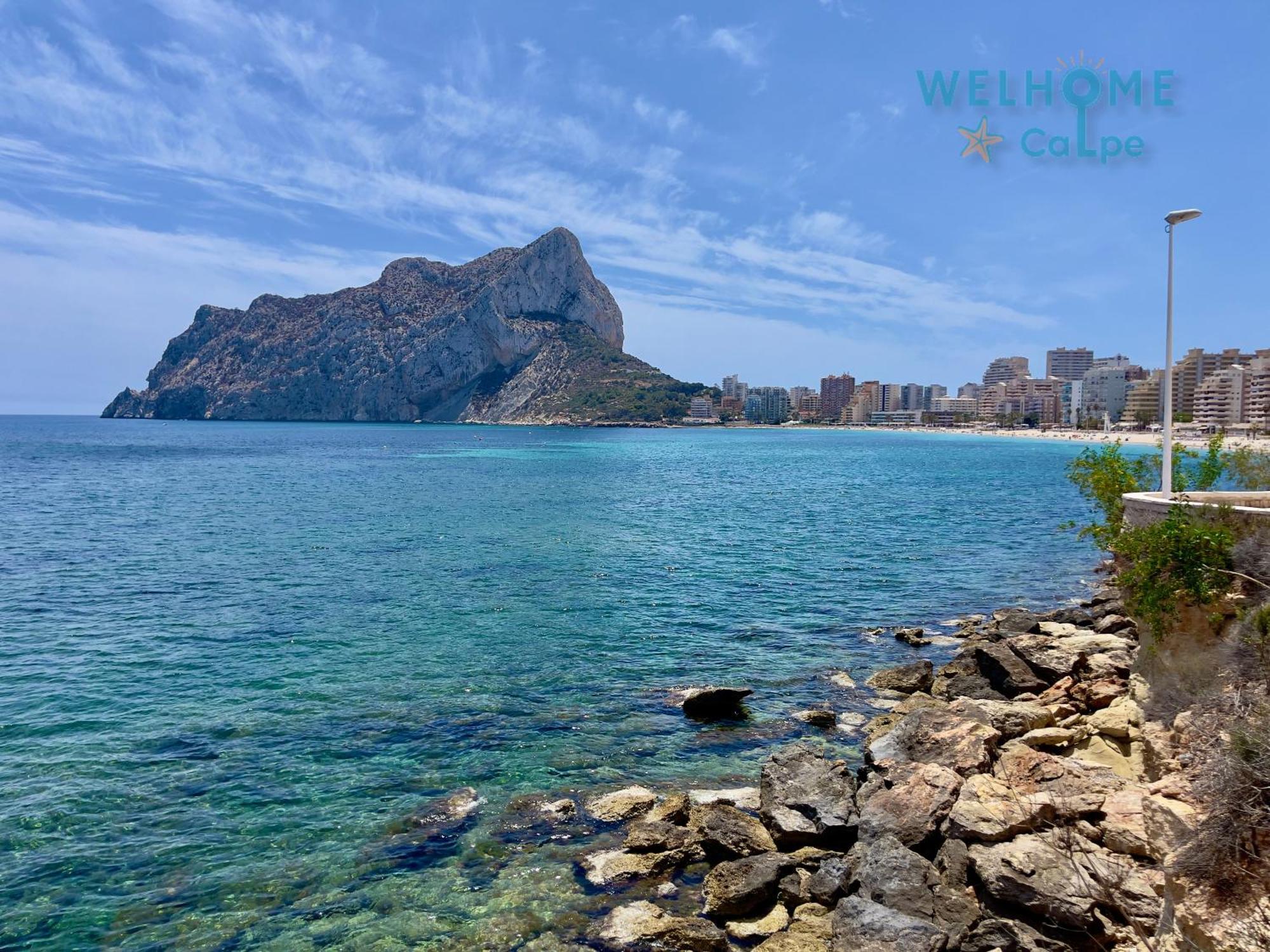 Acuarela Estudio, 1ª Linea, Vista Al Mar, Piscina Lejlighed Calpe Eksteriør billede