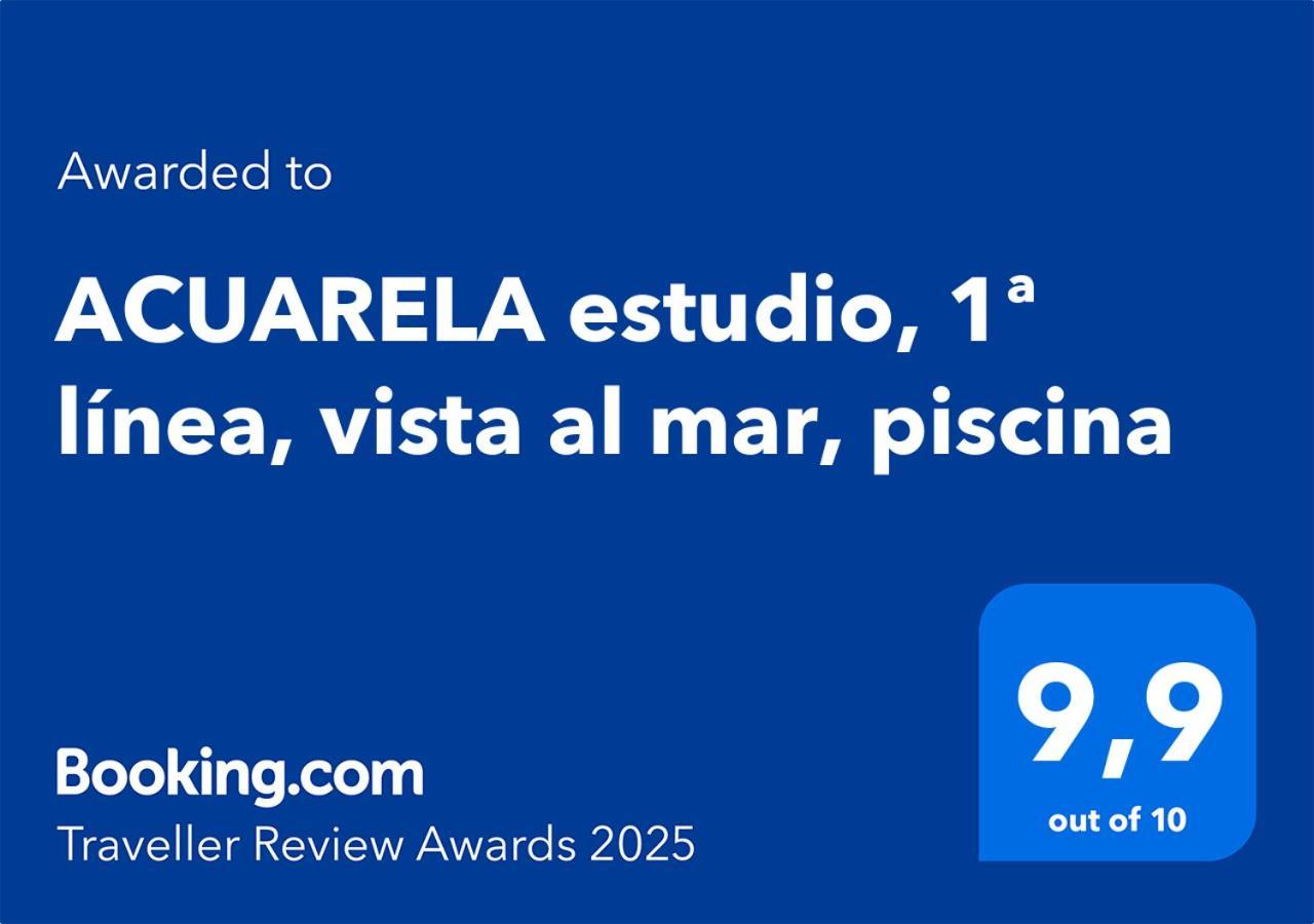 Acuarela Estudio, 1ª Linea, Vista Al Mar, Piscina Calpe Eksteriør billede